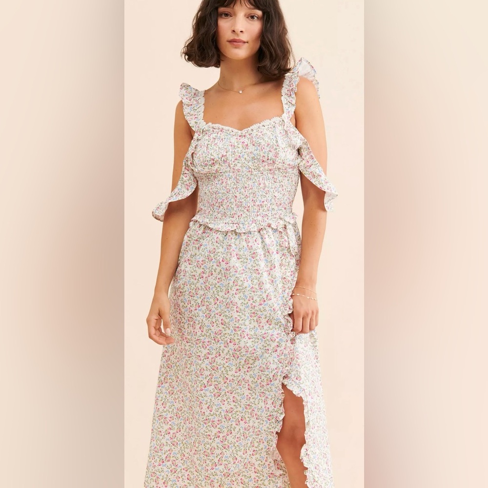For Love & Lemons Amalfi Midi Dress